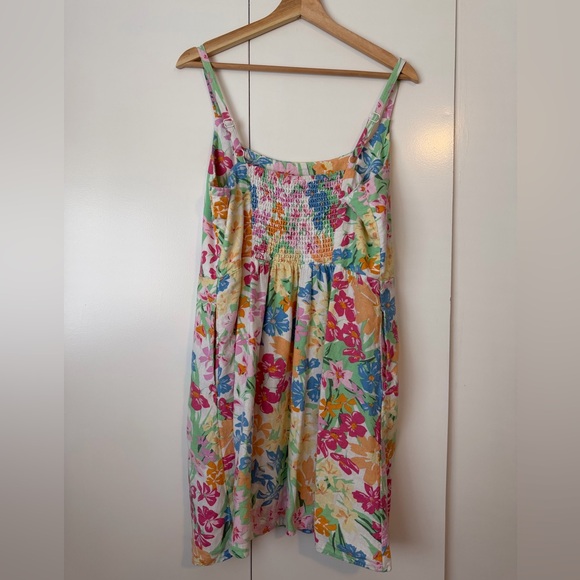 Old Navy Colorful Floral Midi Dress - Picture 2 of 3